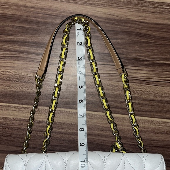 Kate Spade Briar Lane Emelyn quilted white/dove multi colorblock crossbody - Picture 11 of 16